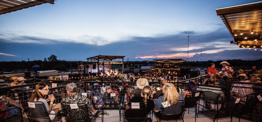 Jason Boland and Cody Canada playing at The Backyard Amphitheater