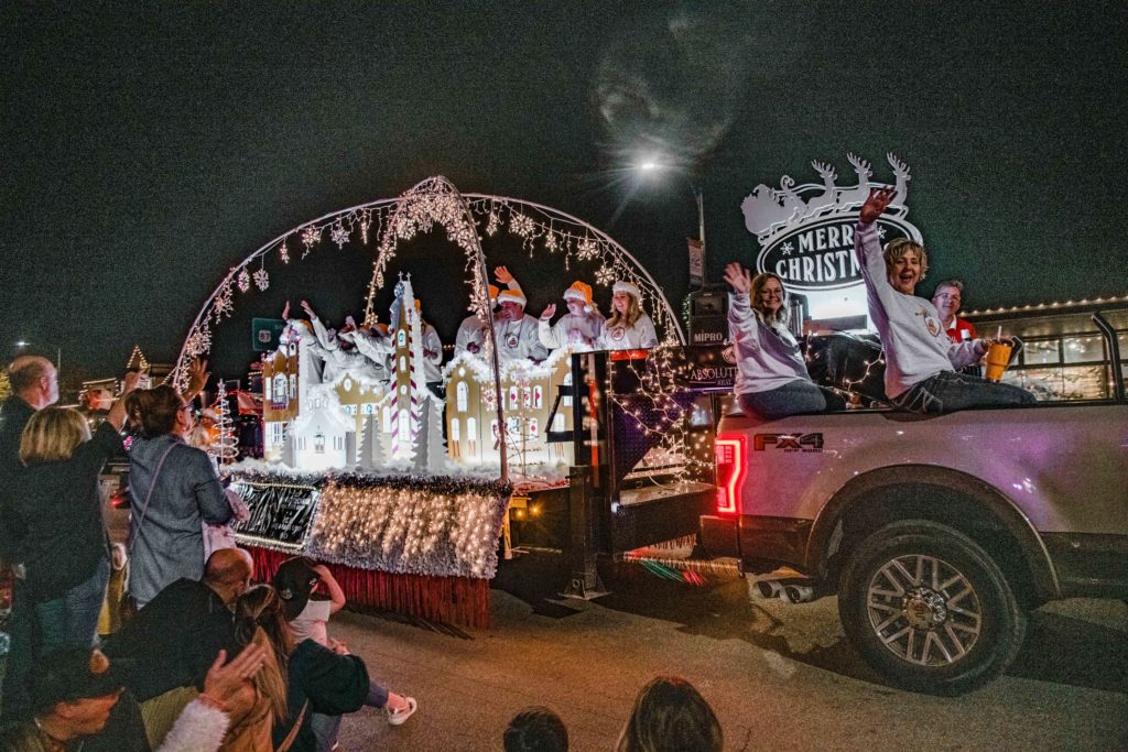 Light the Night Christmas Parade Fredericksburg Texas