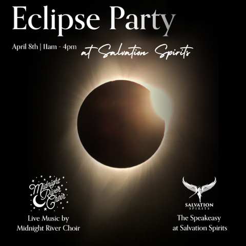 Solar Eclipse Party at Salvation Spirits