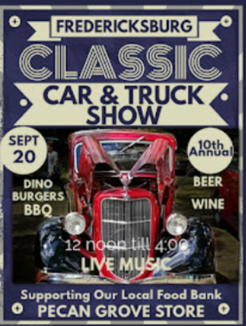 10th Annual Fredericksburg Classic Car & Truck Show at Pecan Grove Store