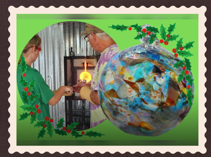 Blow Your Own Christmas Ornament Glassblowing Experience