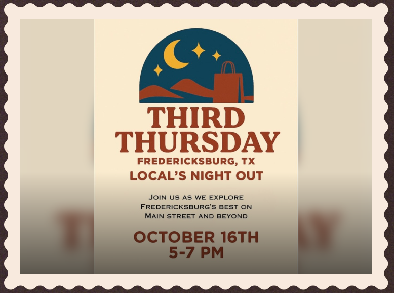 Third Thursday – Local’s Night in Fredericksburg