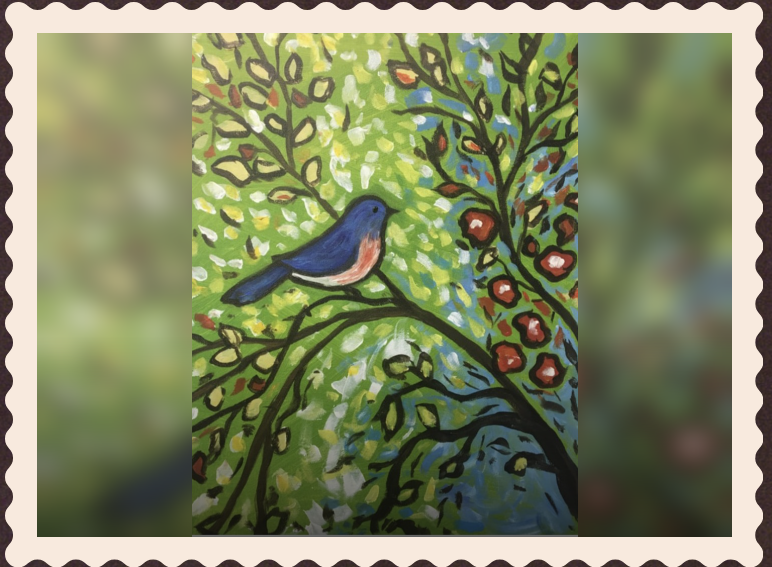 Paint & Sip “Blue Bird”