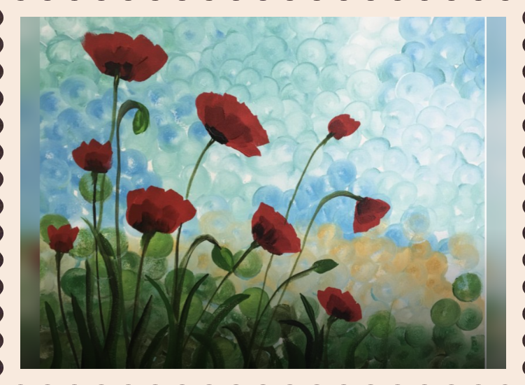Paint & Sip “Poppies”