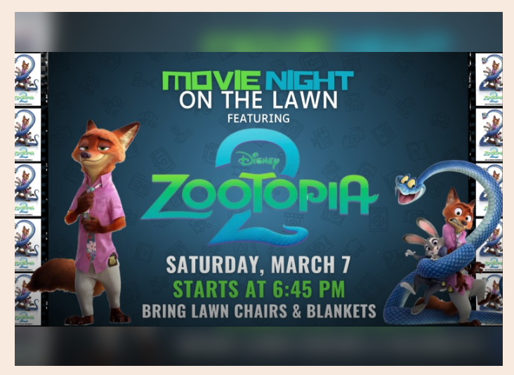 Zootopia 2: Movie Night on the Lawn