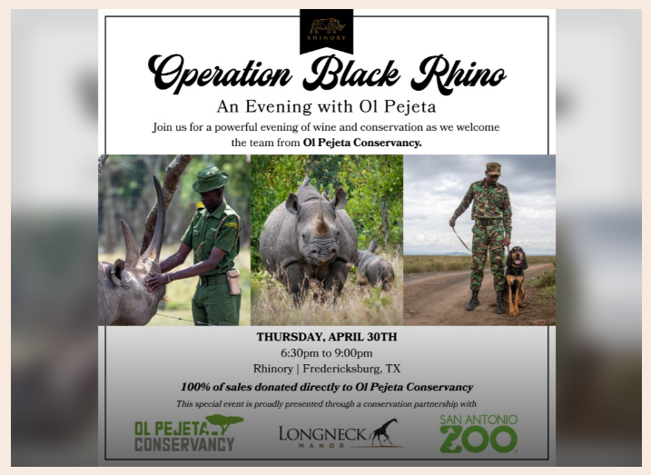 Operation Black Rhino: An Evening with Ol Pejeta