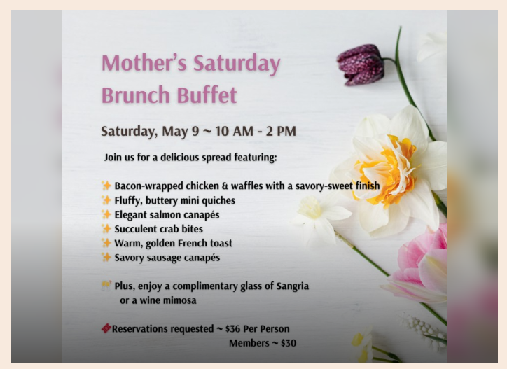 Whatley Wines Mother’s Day Brunch + Wine