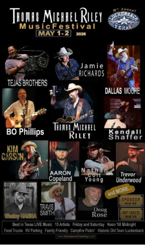 19th Annual Thomas Michael Riley’s Music Festival