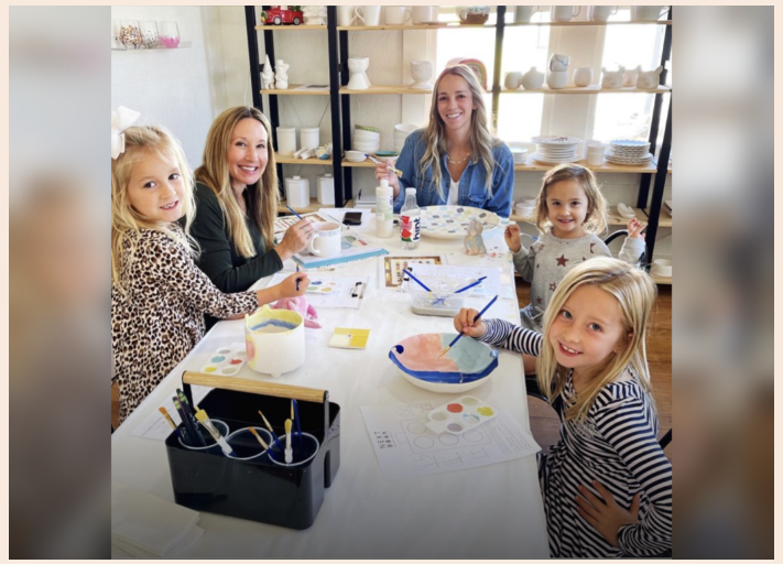 Pottery Painting and Wineglass Painting Every Sunday