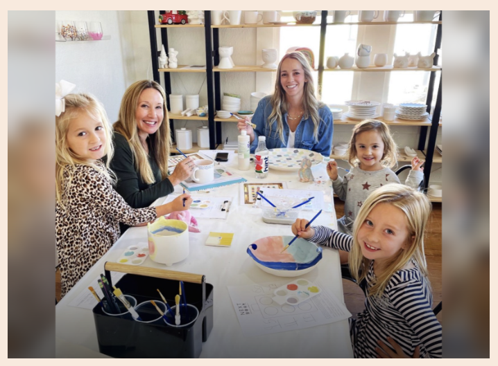 Pottery Painting and Wineglass Painting Every Sunday