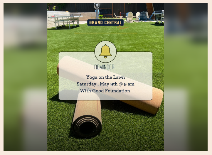 Yoga on the Lawn with Good Foundation