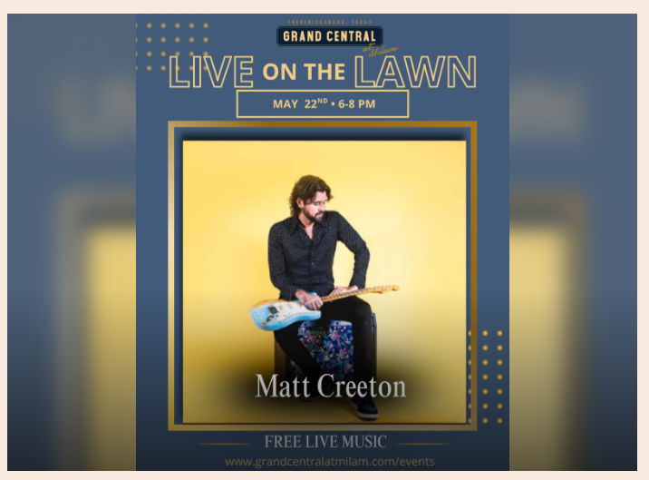Live on the Lawn with Matt Creaton