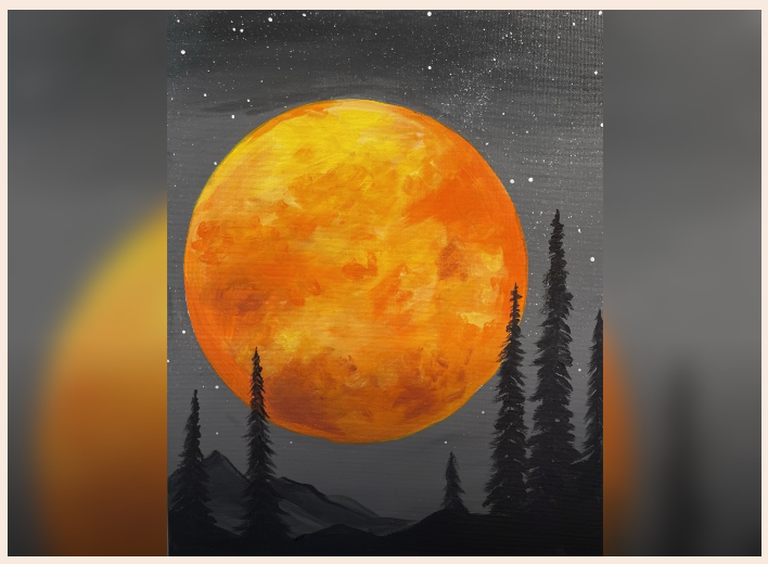 Paint & Sip “Full Moon Fever”