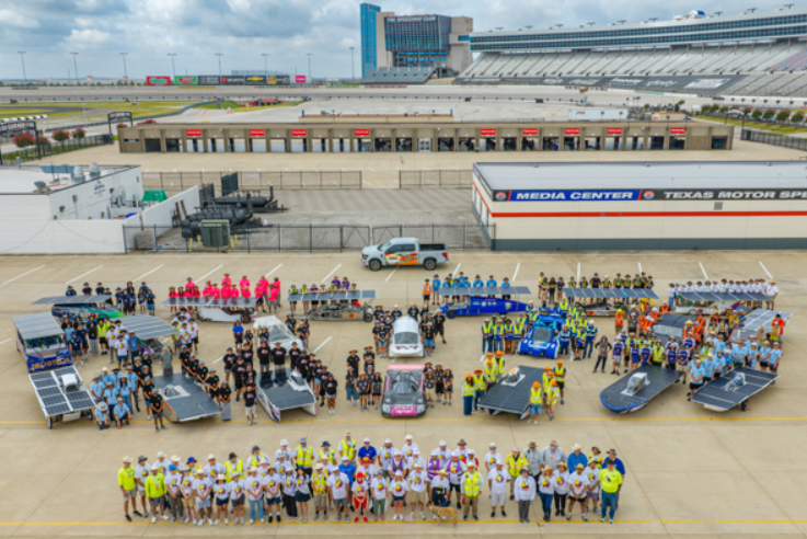 Solar Car Challenge Display at Marktplatz Park