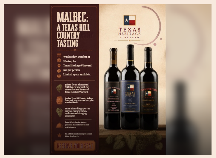 Malbec: A Special Hill Country Tasting