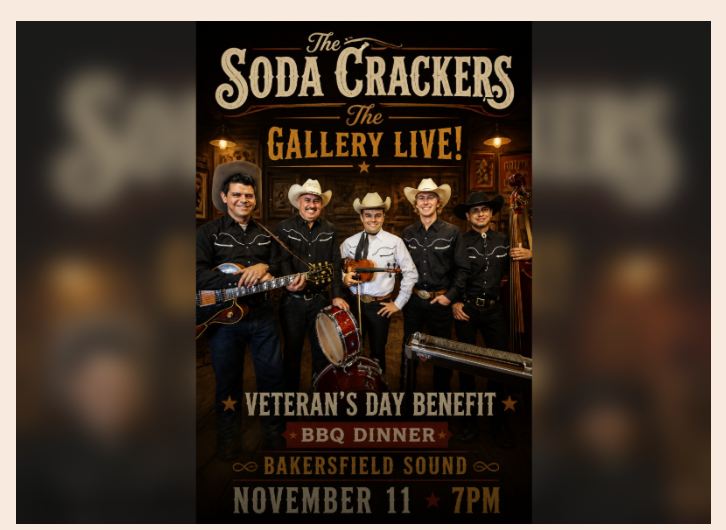 Veteran’s Day BBQ: The Soda Crackers from Bakersfield, CA